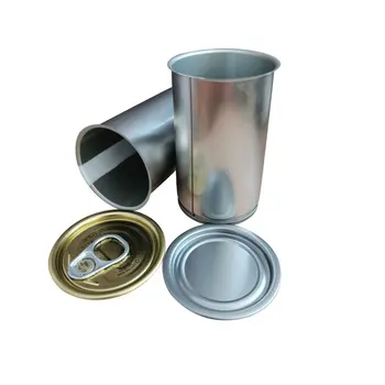 Food Grade Empty 155g 170g Tin Cans Metal Container With #202 EOE Lids For Sauce Sardine Fish