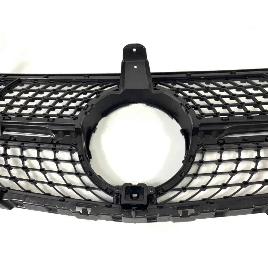 product tiypeor car diamond front bumper grille abs mesh grille with camera for mercedes benz x253 2016 -5