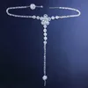 Placcato oro con strass bianchi