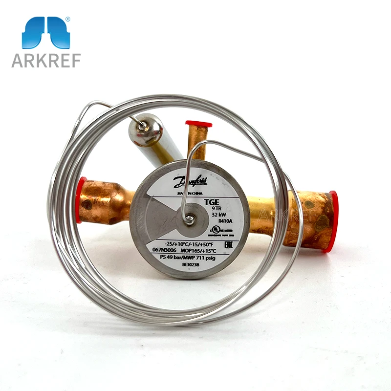 Danfoss TGE Series Thermostatic Expansion Valve 067N3006 for Water Chillers and Heat Pumps
