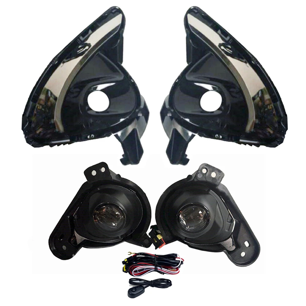 Farol de neblina dianteiro LED para Mazda 2 Mazda2 DEMIO 2015 2016