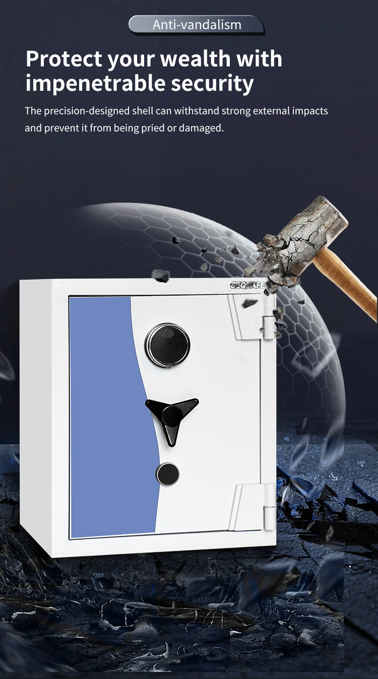 CEQSAFE Electronic Digital Box Fire Smart Safe Box Safes for Steel Vault Money Fire Proof Safe manufacture