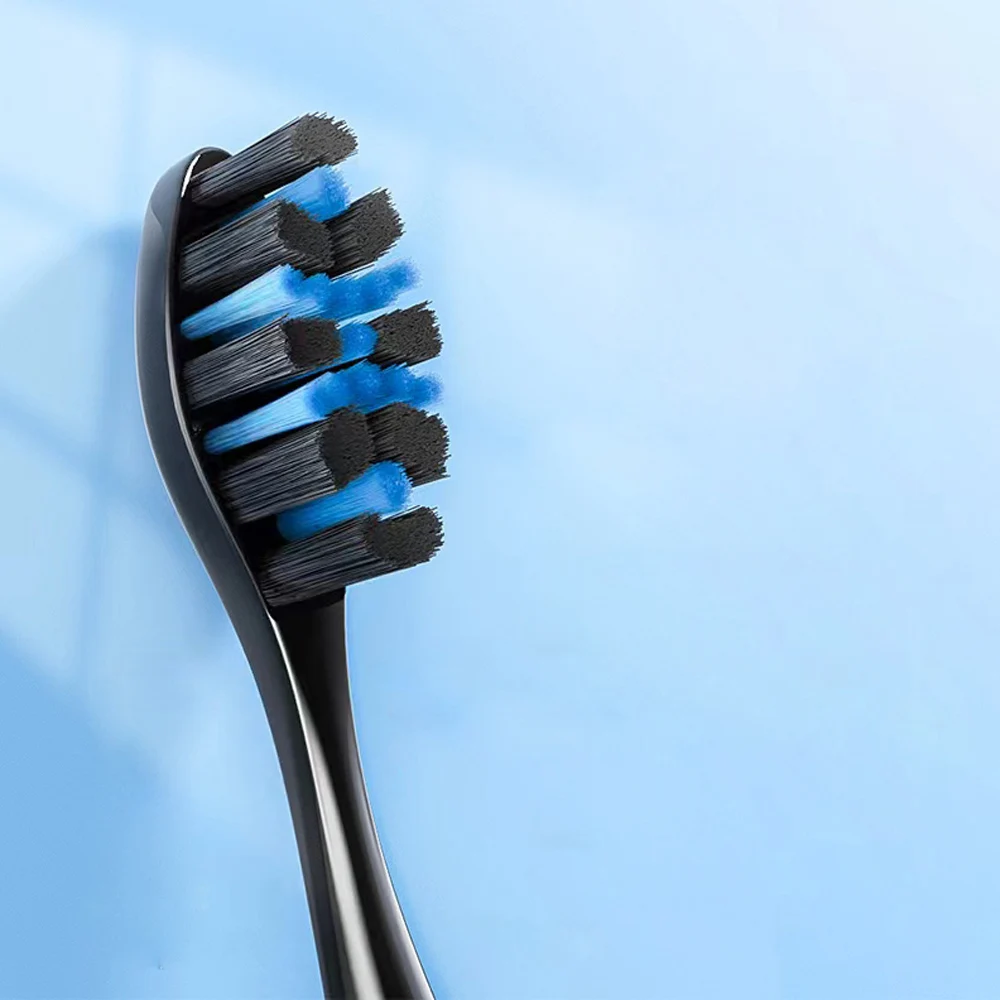 High Quality pp Rubber Handle Big Head Tooth Brush for Smokers