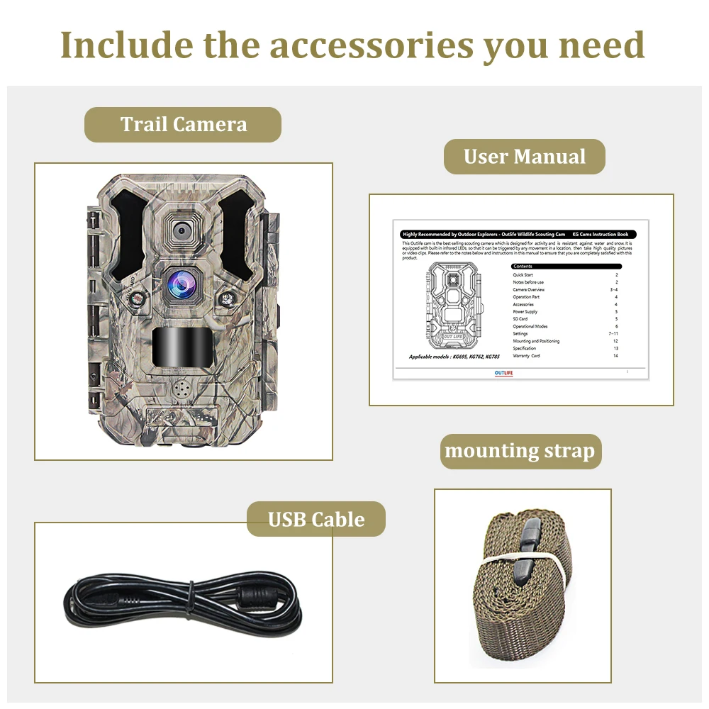 Keepguard Keepway 30MP Wild Trail Advanced Hunting Camera