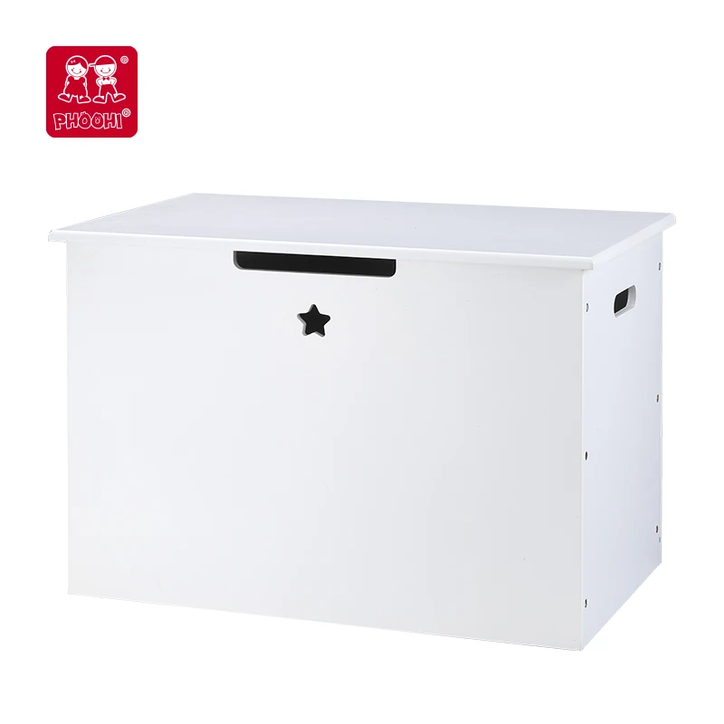 aldi white wooden toy box