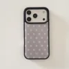 Sfondo marrone con pois