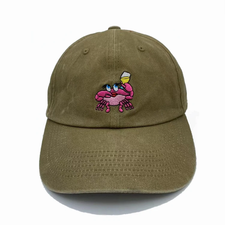 Производство низкого минимального заказа высокое качество вышивка под заказ Мужская Женская потертая шапка для отца