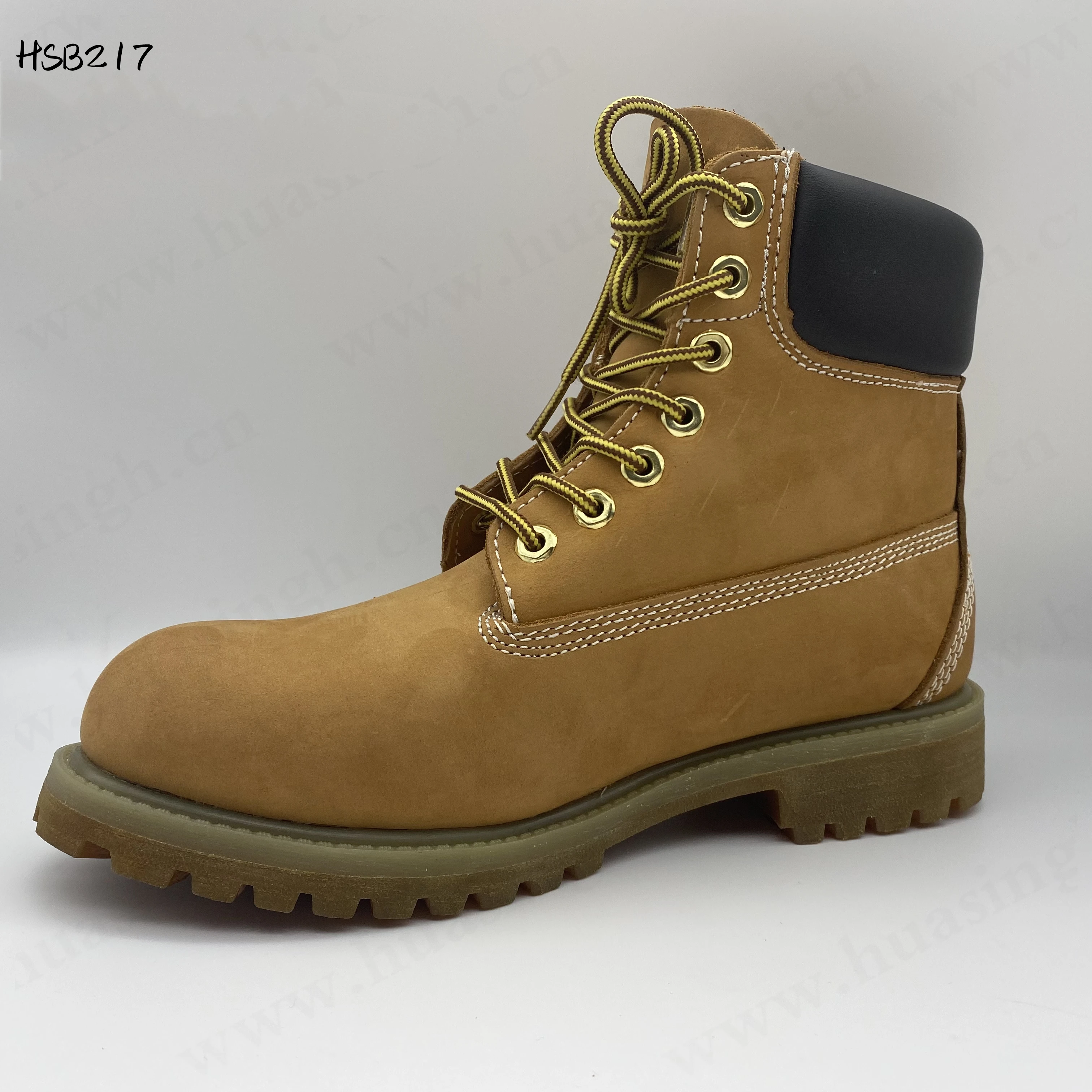 LXG,honey Color Middle-cut Style Top-level Safety Boots for Sale Damp-proof Goodyear Rubber Outsole S3 Safety Shoes HSB217