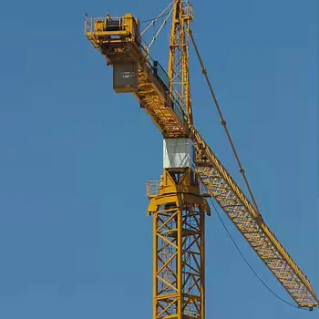 16TON construction flattop tower crane flat top tower crane luffing tower crane