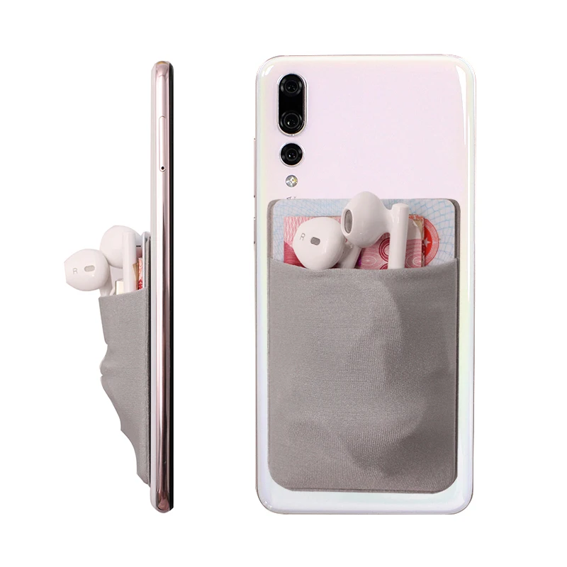 Detachable Adhesive Sticker Phone Pocket Case Cell Phone Stick on Card  Wallet Stretchy Credit Cards Holder Pouch Sleeve Opp Bag| Alibaba.com