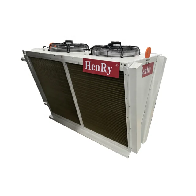 Hejia gold fin dry cooler cooling coil with fan for seaside use