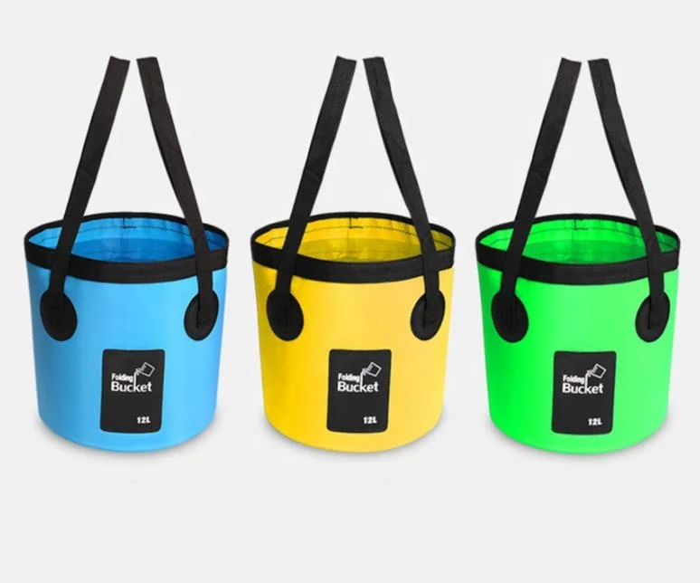 Collapsible Bucket with Handle Collapsible Sink Camping 5 Gallon