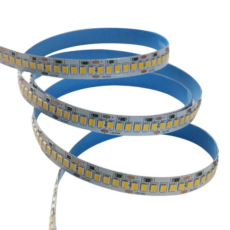 240LEDs Customizable LED Light Strip with SMD2835 24V Warm and Cold White Light for Garden IP65 Rated