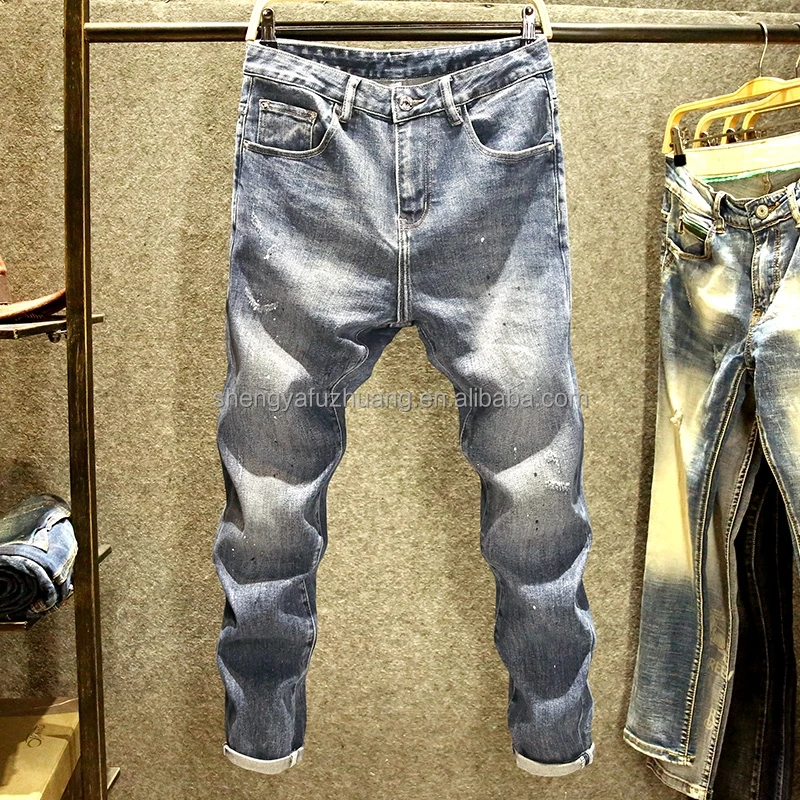 Factory Wholesale New European & American Business Men's Jeans Fashion ...
