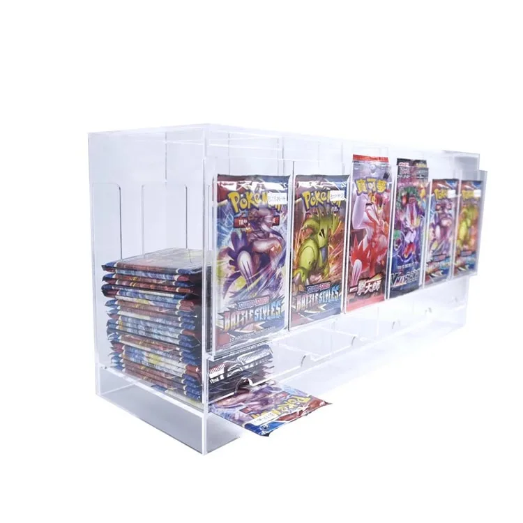 Acrylic Card Booster Pack Dispenser Pokmon Pack Vending Machines Dispenser TCG Booster Game Card Dispenser Acrylic Card Booster Pack Dispenser Pokmon Pack Vending Machines Dispenser TCG Booster Game Card Dispenser