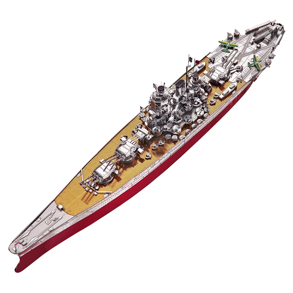 Piececool Yamato Battleship Metal Model Building Kit 3D Metal
