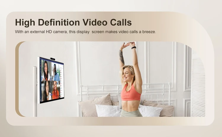 LCD movable screen with battery-C type