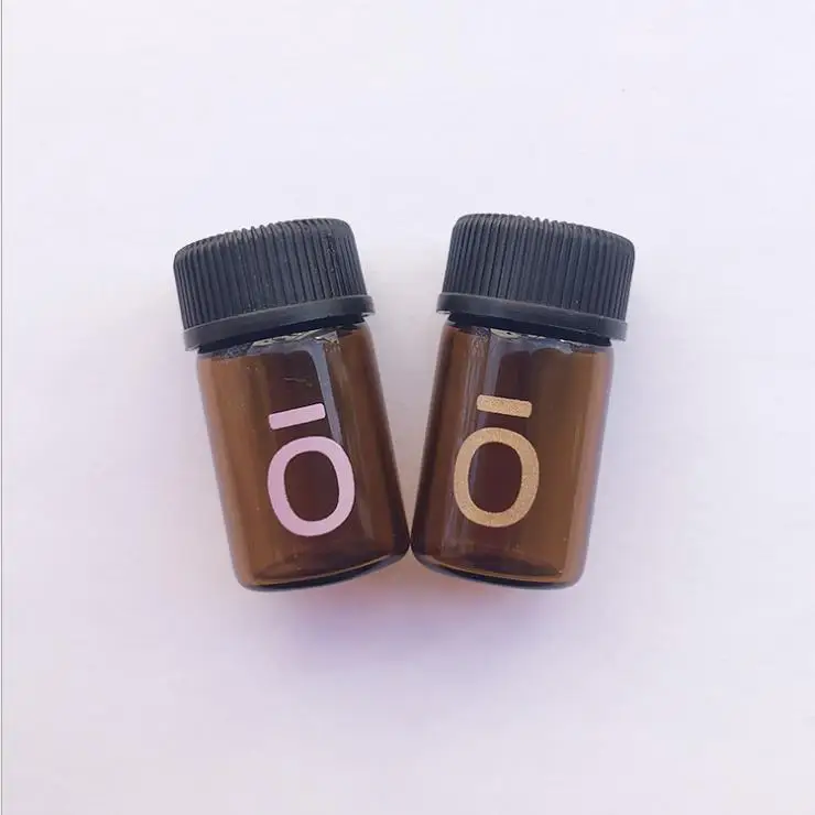 New Design 2ml doterra  Mini Amber Glass  Essential Oil Vial