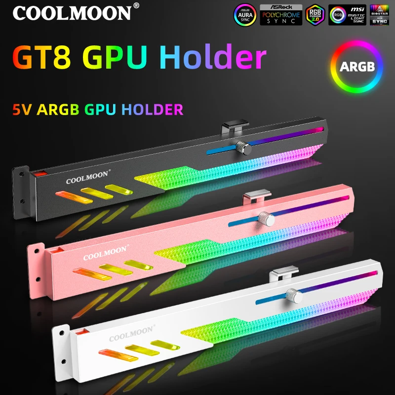 COOLMOON GPU Support Bracket - Stable Graphics Card Holder