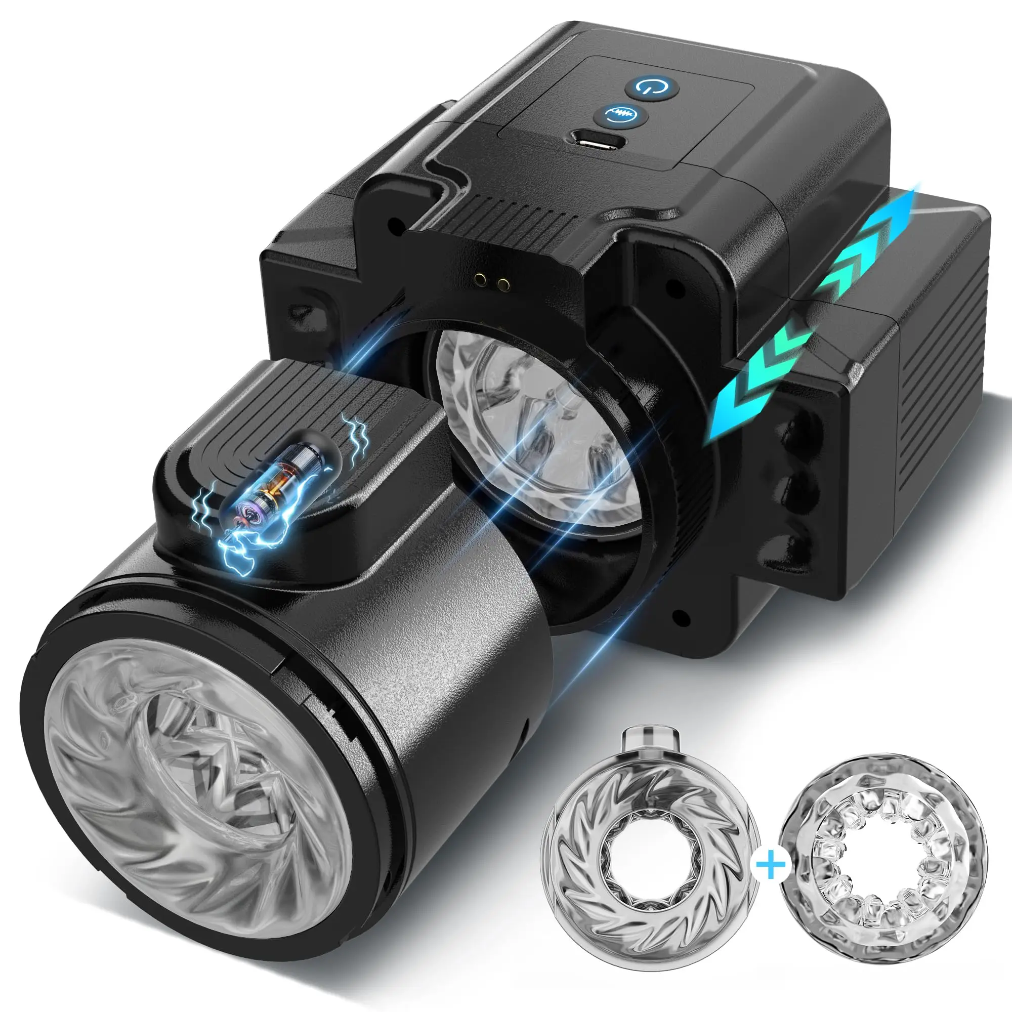 Automatic Male Masturbator Piston Vibration Machine Retractable & Rotatable  Telescopic Rotation Sex Toy with Masturbation Cup