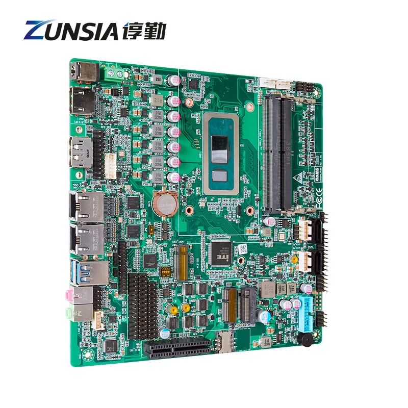 Zusia 12th Gen Core I5 I7 I5-12450H DDR5 2 LAN 6*Com VGA LVDS X86 Mini ITX Motherboard for Payment Self-Service Machines Kiosk