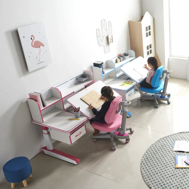 Детский учебный стол с регулируемой высотой для детей дома и школы