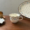 Blue floral-220ml cup