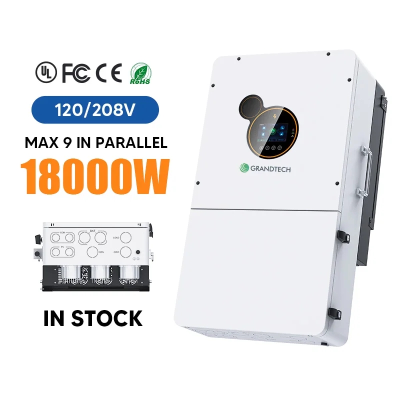 SRNE MPPT-funksjon Hybrid solinverter 3 kW 8 kW 10 kW 12 kW 18 kW 16 kW 3-fase ren sinusbølge solinverterprodusent