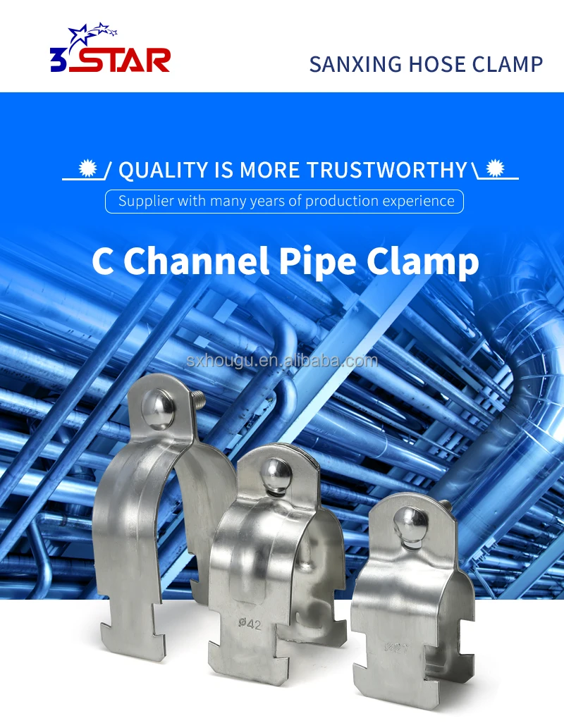 Galvanized Steel Pipe Unistrut Clamp Conduit Strut Straps