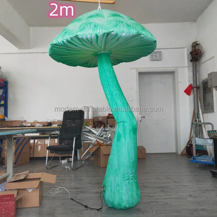 Custom Size Inflatable Mushroom Model With Led Light For Decoration ...