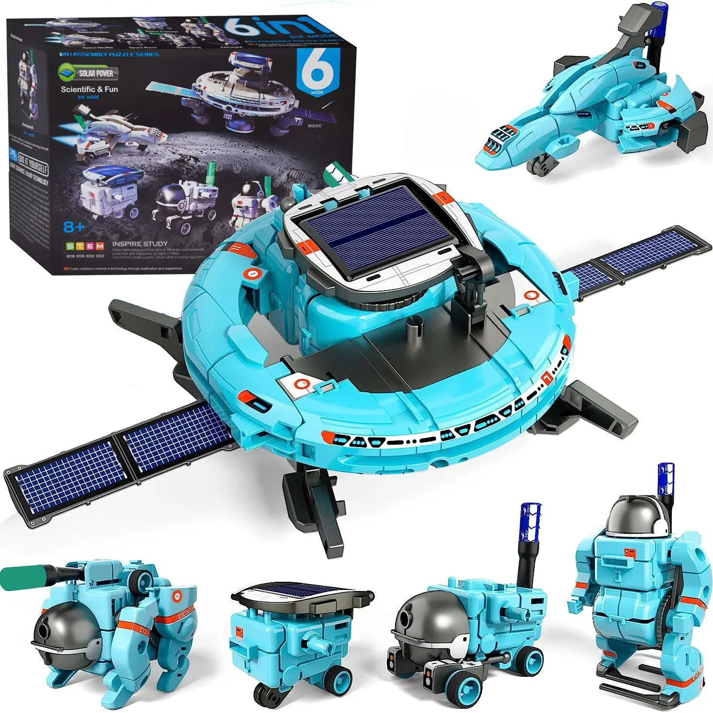 Block X Astronaut STEM in Solar Power Construction Kits