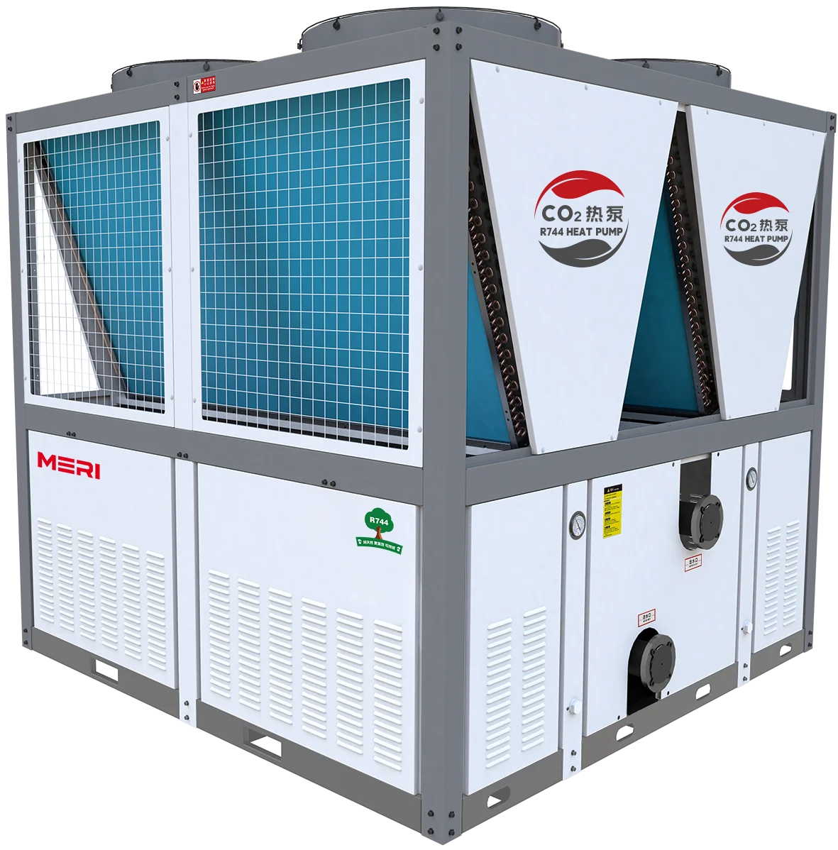 Source Co2 Heat Pump, 380 V, Stainless Steel - detail 4