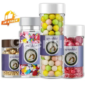 In Stock Valentine's Day and Christmas Cake Decorating Edible Multi Color Sugar Pearls Heart Model Sugar Beads