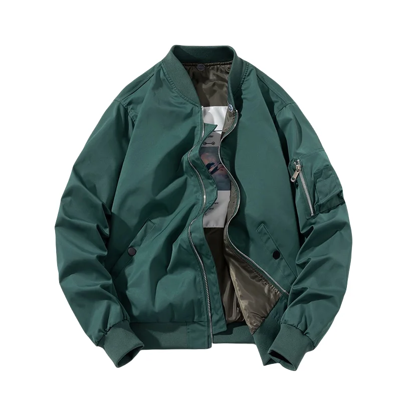 High Quality Mn's Bombr Jackt Fashionabl Wintr Varsity Styl with Embroidry Windproof Nylon Shll plus men_voghion.com