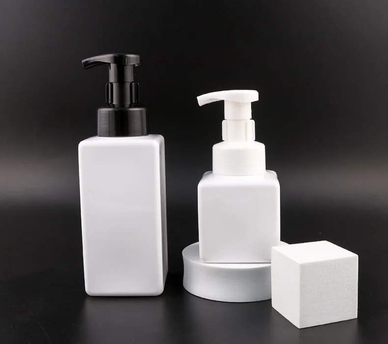 250ml 500ml Pet Rectangle Hand Soap Foam Bottle Foam Pump Mousse Bottle
