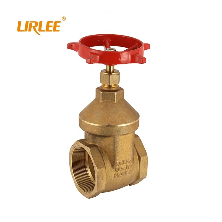 LIRLEE Durable Water Control Handwheel Stem Extension Bronze Kuningan Gate Valve