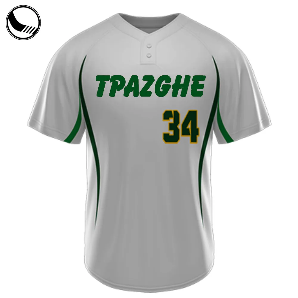Mens Dye Sublimation Printed Team Manufacturer Design Wholesale Custom Made  Uniform Baseball Jersey