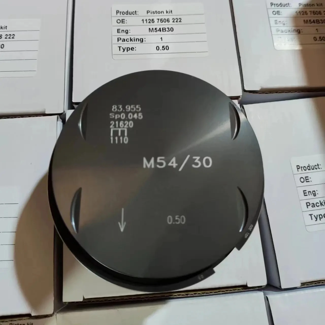 Factory 84mm Car piston with ring set for BMW M54 3.0L M54B30 OE 