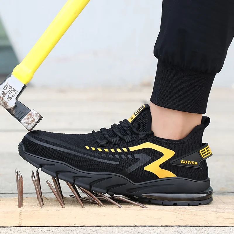 GUYISA marca uomo donna scarpe antinfortunistiche da lavoro punta in  acciaio Sneakers da lavoro stivali antinfortunistici da lavoro traspiranti  scarpe industriali antisfondamento 2022|Work \u0026 Safety Boots| - AliExpress