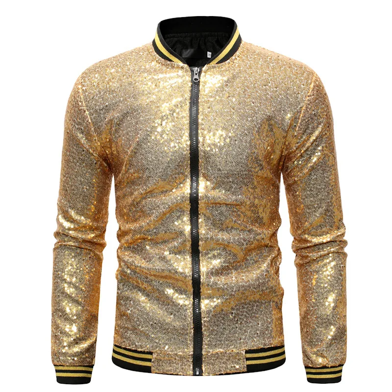 Jaqueta Bomber Jaqueta Brilhosa Masculina Top Jaqueta Bomber Paete