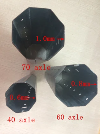 Aluminum Roller Shutter Components Octagonal Tube Galvanized Steel Pipe