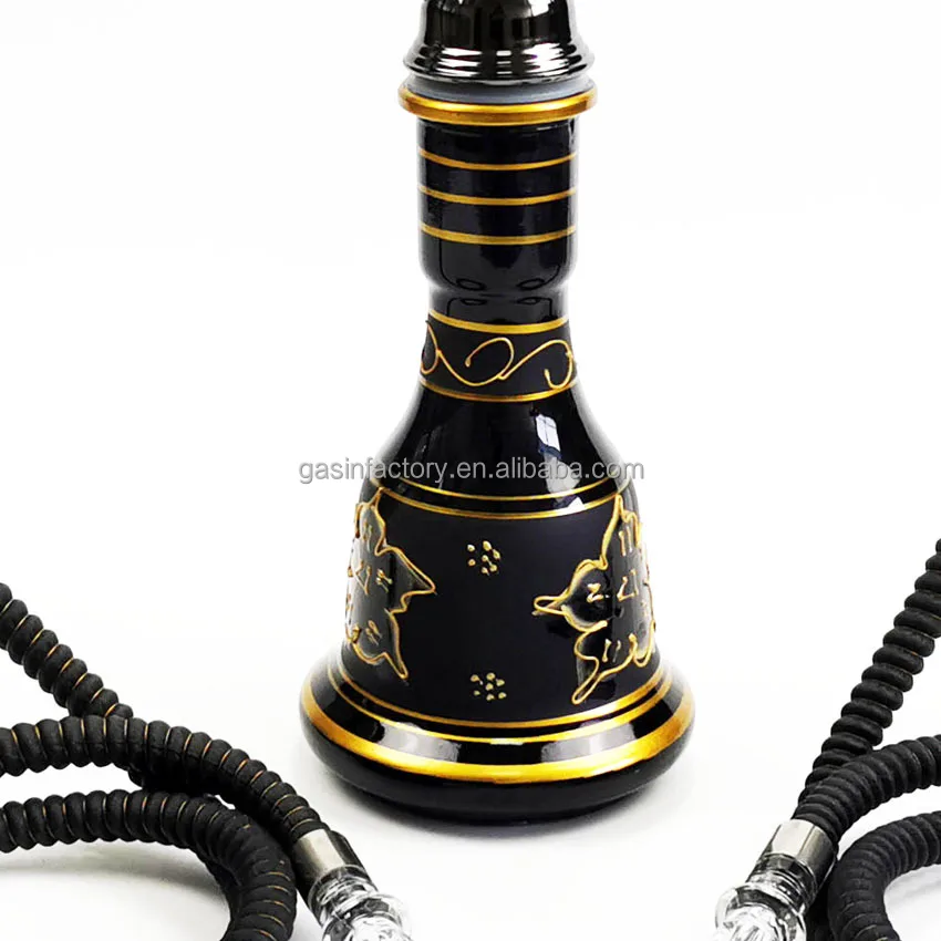 Shisha Small Rovan 2023 Small Size Hookah Portable Shisha Pipe With Double Hoses Ceramic ...