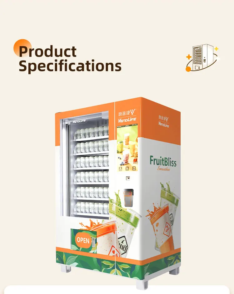 vendlife self service frozen fruit smoothie blend vending machine and cooling smoothie slushy vending machine-12