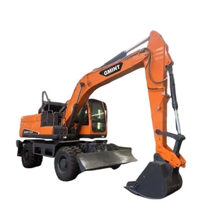 Four Wheel Excavator Hydraulic Wheeled Excavator 7ton 8ton 15ton 18ton 21ton Wheel Excavator