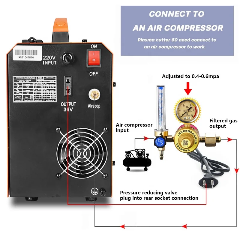 Household Airless Two-protection 220v Welding Machine Skyasia Dc Argon ...