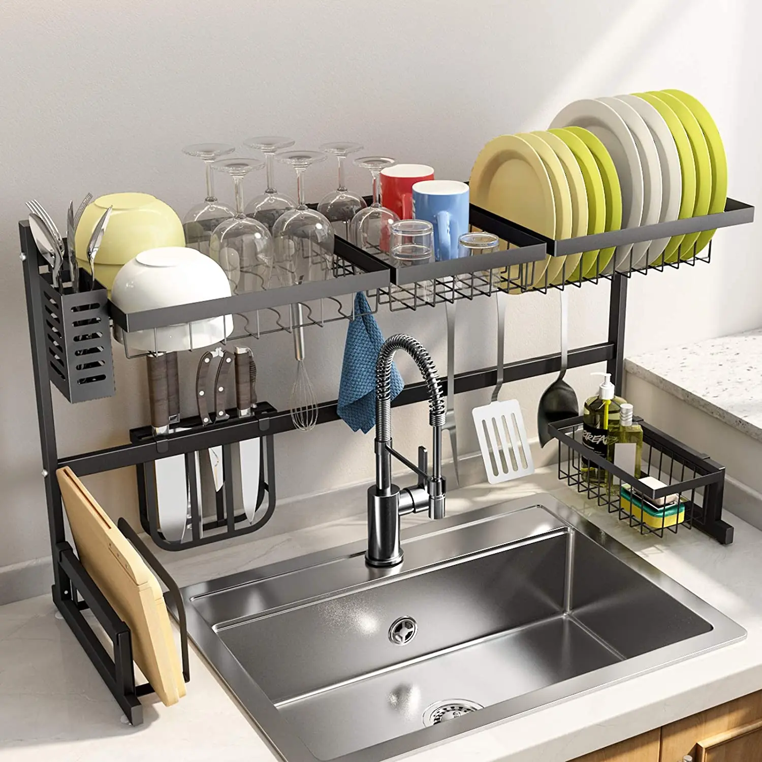 Over Sink Dish Drying Rack