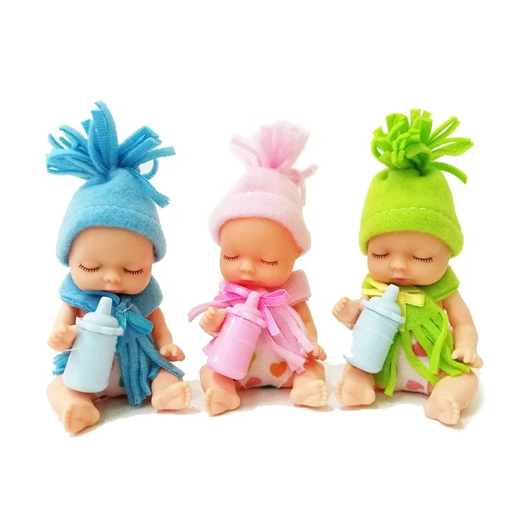 
 Мини карманная игрушка, силиконовая кукла новорожденный, кукла-сюрприз в шарике для девочек (12 шт.)  