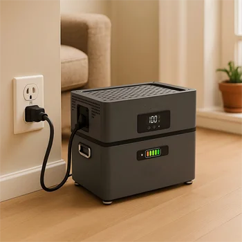 Plug Play Stackable Hybrid AC Coupled ESS Battery 2.4kWh Smart Dynamic Pricing App Zero Export Solar Energy Storage Netherlands