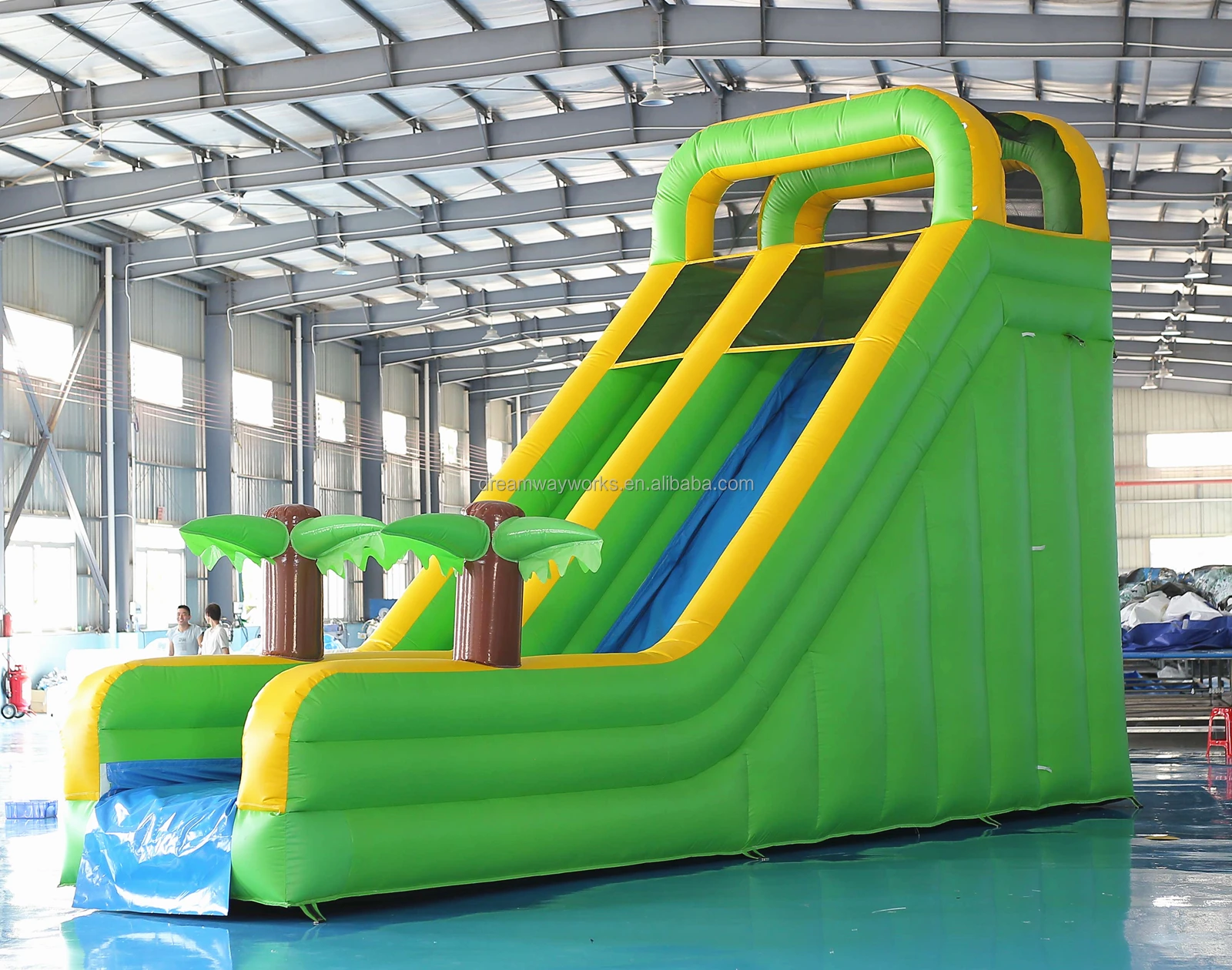 17' Tropical Inflatable Water Water Slide Inflatable
