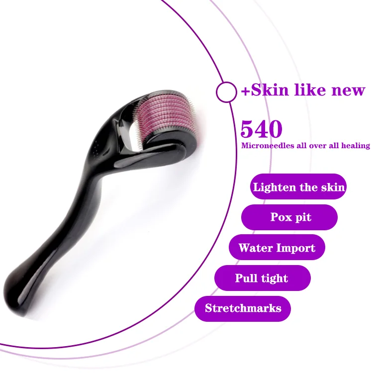High quality derma roller / 540 needles dermaroller steel / derma roller 540 titanium